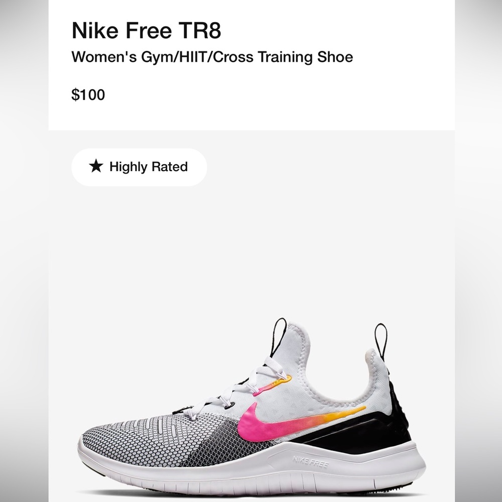 **NEW** Nike Free TR8 cross training shoes